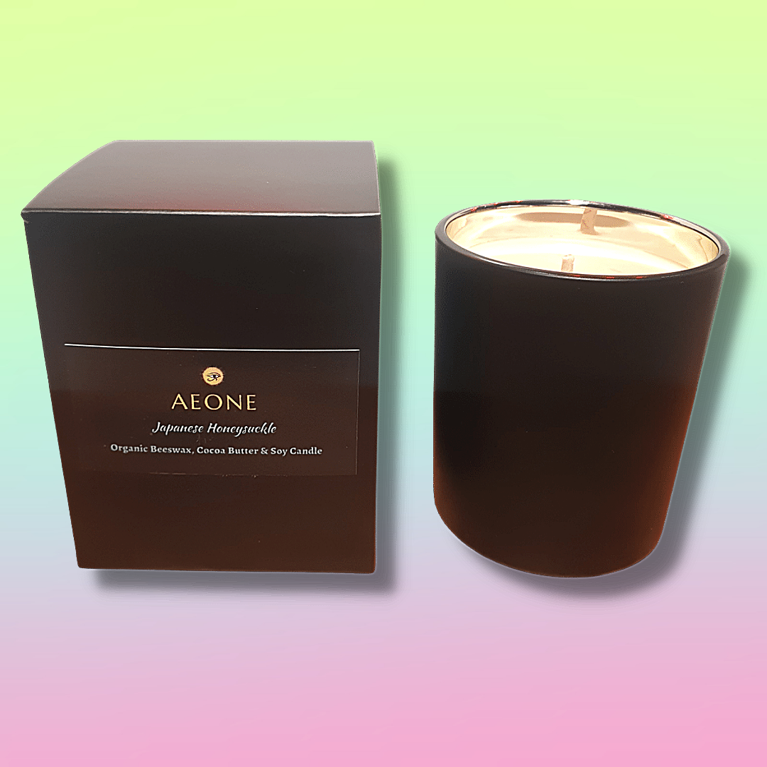 Japanese Honeysuckle - Organic Beeswax, Cocoa Butter & Soy Candle