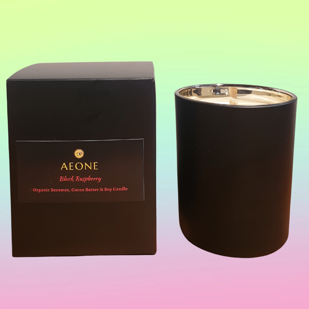 Black Raspberry - Organic Beeswax, Cocoa Butter & Soy Candle